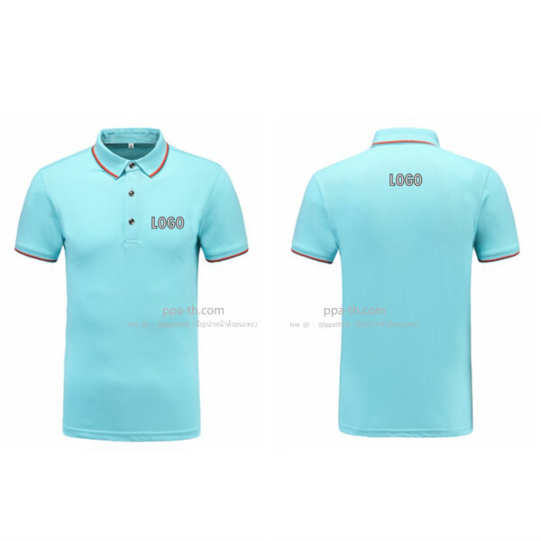 เสื้อโปโลสีฟ้าอ่อน#Polo ฟ้าอ่อน#เสื้อโปโลสีฟ้าอ่อน