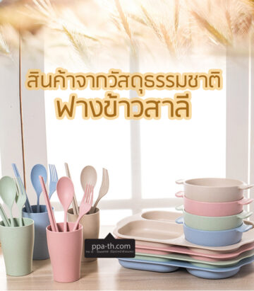 ชุดฟางข้าวสาลี#ชุดใส่อาหารฟางข้าวสาลี#ชุดจาน ช้อน ส้อม ตะเกียบฟางข้าวสาลี#สินค้าจากธรรมชาติ#สินค้าลดโลกร้อน#สินค้าผลิตจากวัสดุธรรมชาติ