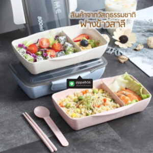 Bento Lunch Box #กล่องอาหารฟางข้าวสาลี #กล่องข้าวฟางข้าวสาลีวัสดุธรรมชาติ #กล่องข้าวฟางข้าวสาลี #กล่องข้าวทำจากวัสดุธรรมชาติ #กล่องข้าวสิ่งแวดล้อม #กล่องข้าววัสดุธรรมชาติ #สินค้ารักษ์โลก #กล่องข้าวรักษ์โลก#