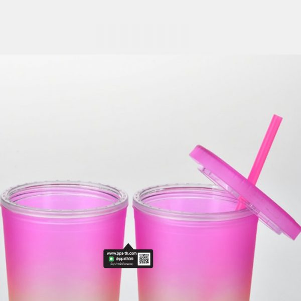 แก้วพลาสติก #แก้วสีรุ้ง #แก้วไล่เฉด #แก้วพลาสติก 2 ชั้น #แก้วพลาสติกพร้อมหลอด #แก้วพลาสติก 2 ชั้น #แก้วไล่เฉด #แก้วใส่น้ำ #แก้วแฟชั่น #แก้วพลาสติกสี